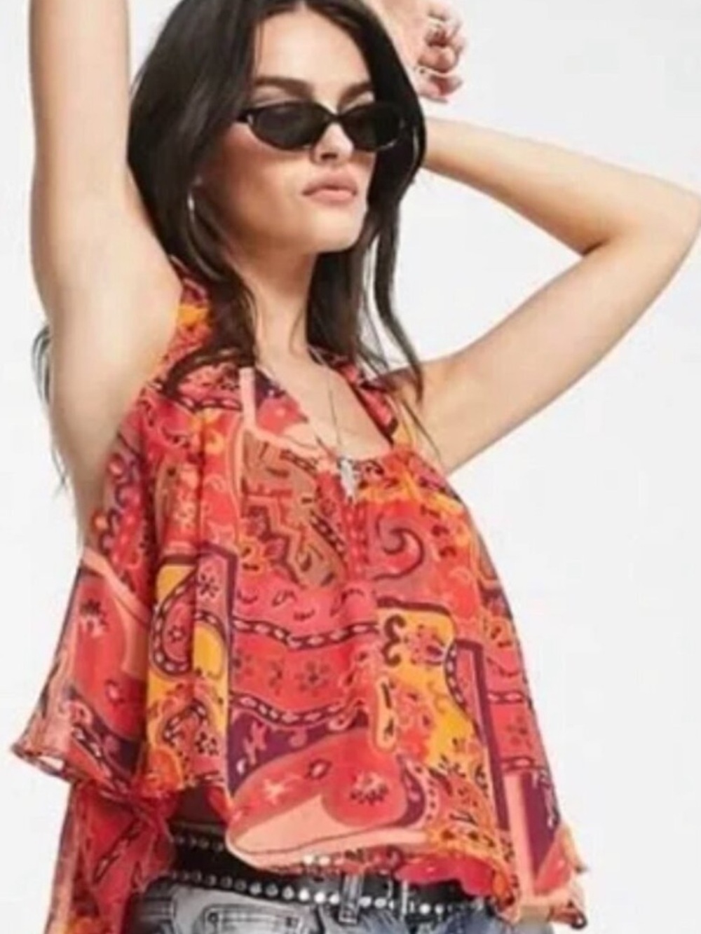 Free People STRAWBERRY TANK TOP SIZE